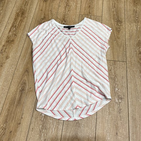 White House Black Market Tops - WHBM Red & White top XX Small